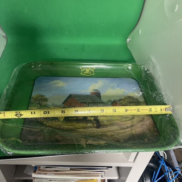 John Deere Serving Tray "Spirit of America" and "Vintage Gathering" 2003 New - Picture 16 of 16